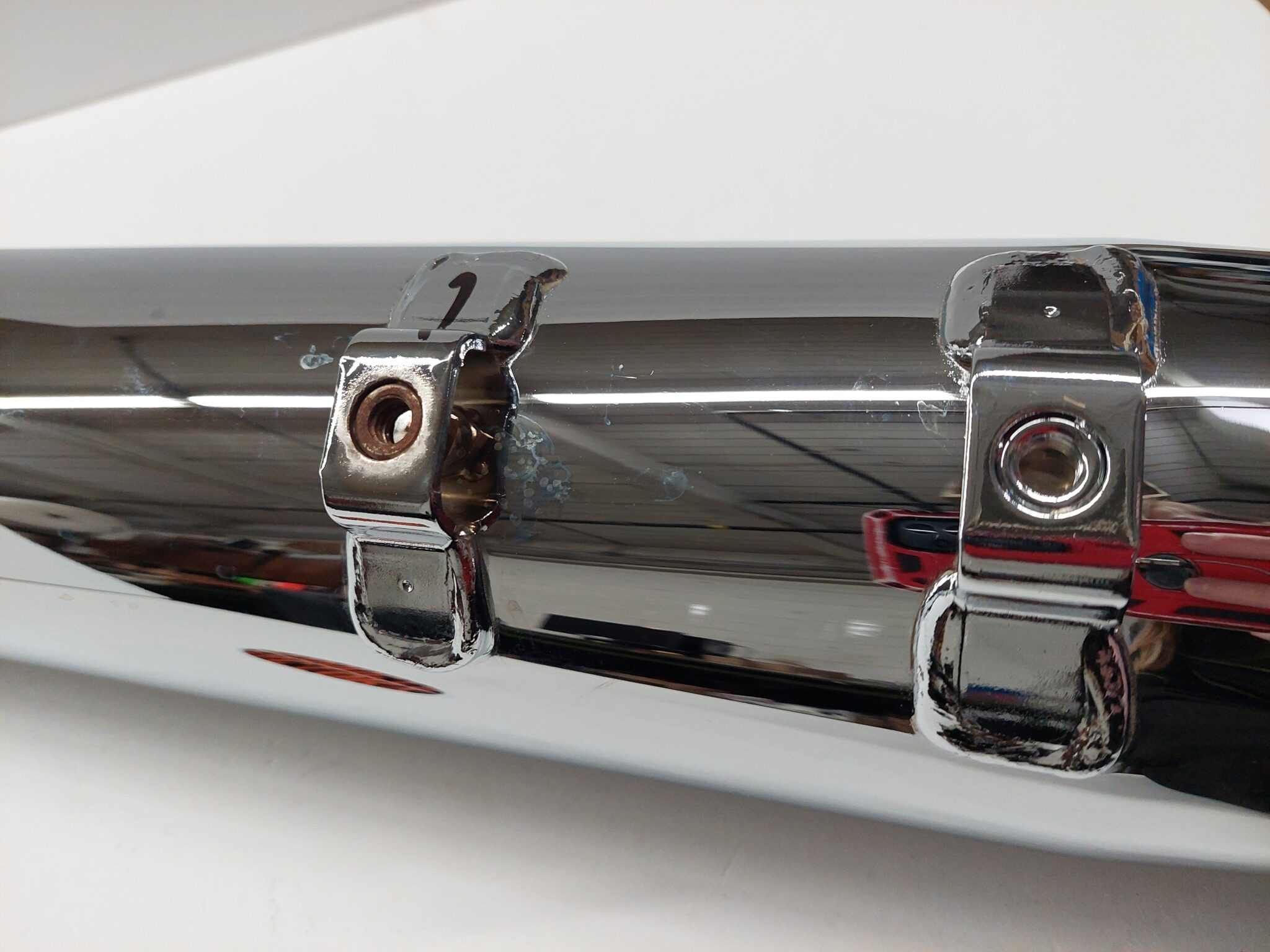 GENUINE HARLEY DAVIDSON Right Chrome Exhaust Muffler 65846