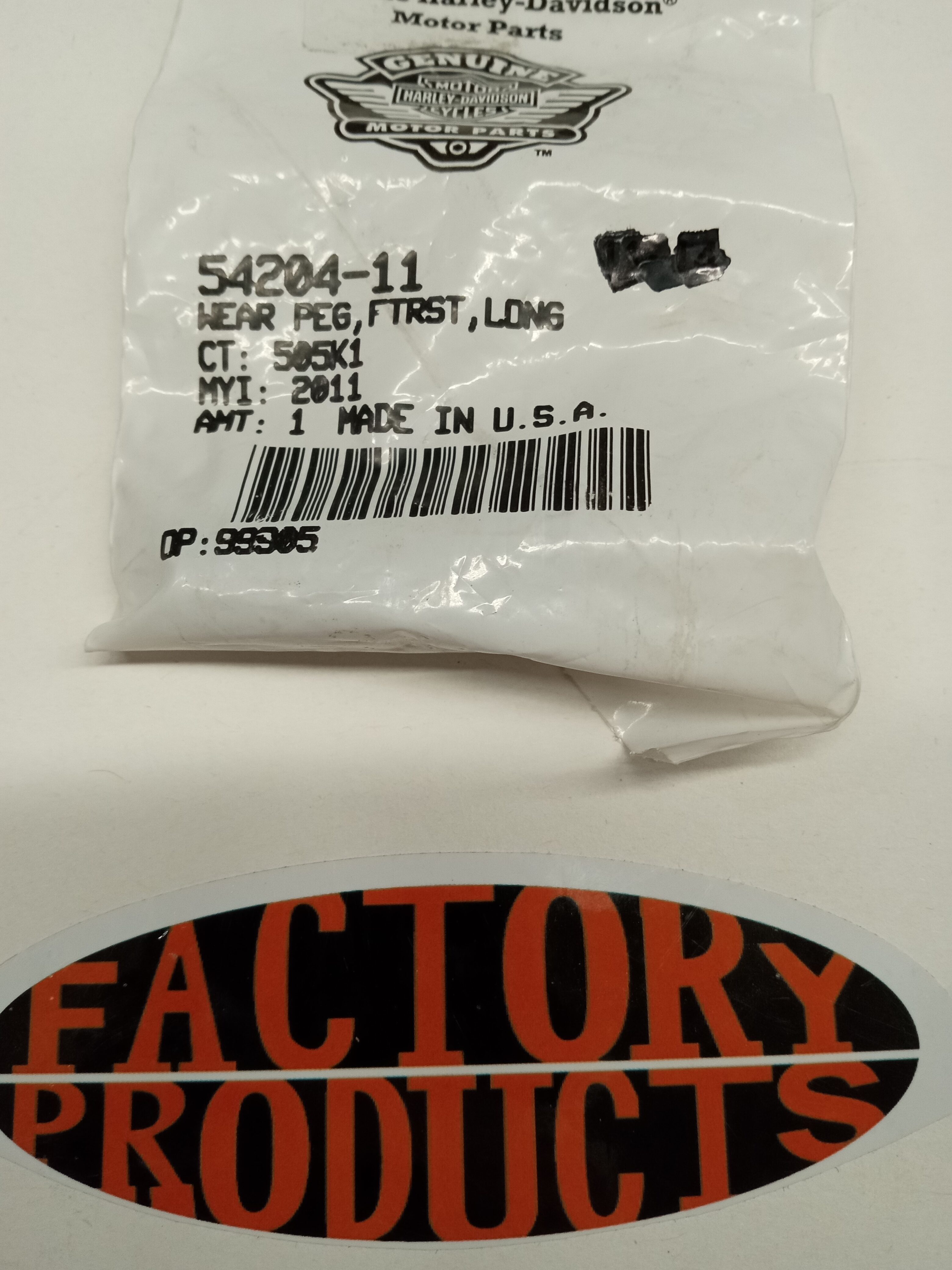 HARLEY DAVIDSON WEAR PEG FTRST LONG 54204-11 - Factory Products ...